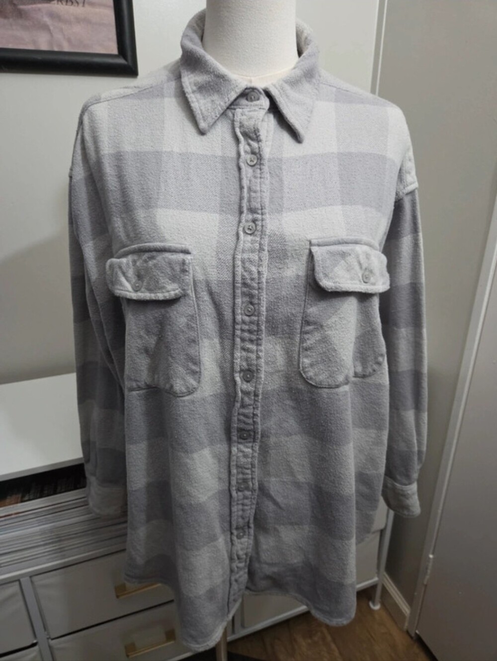 Aerie Flannel Button Up Longsleeve Top (SP)
